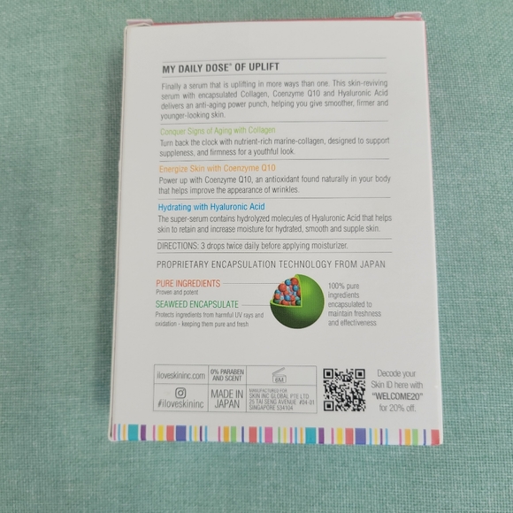 My Daily Dose of Uplift Serum SKIN INC NEW NIB - Picture 2 of 3